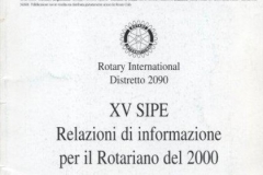 2000 - XV SIPE