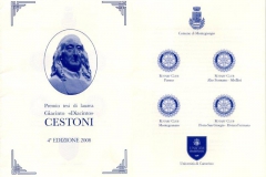 2008 - IV edizione Diacinto Cestoni