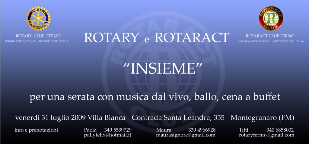 Rotary e Rotaract insieme